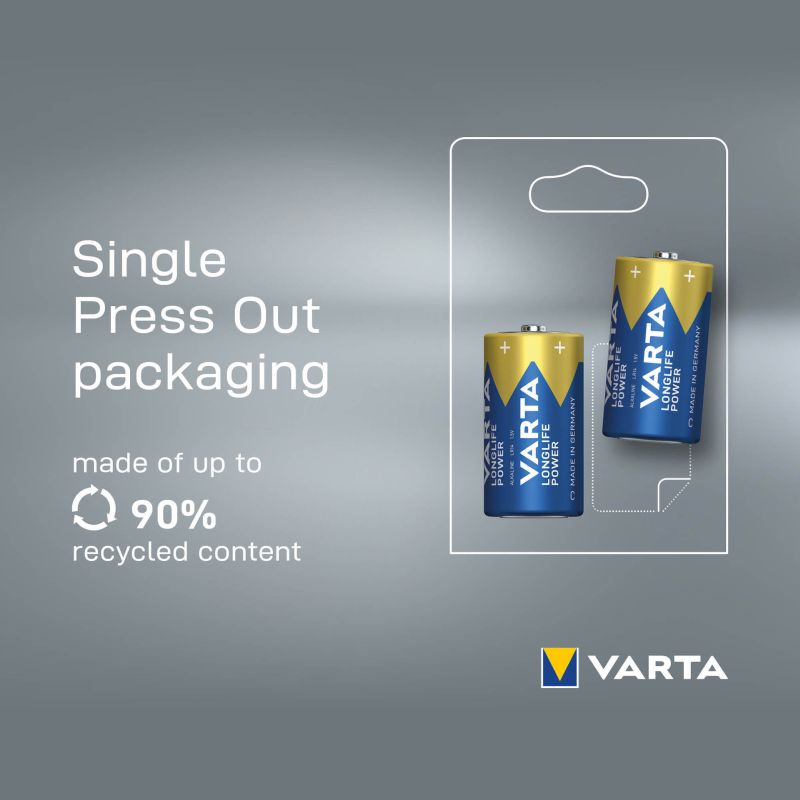 Varta Varta Batterijen Longlife Power LR14/C 1,5V 0568042