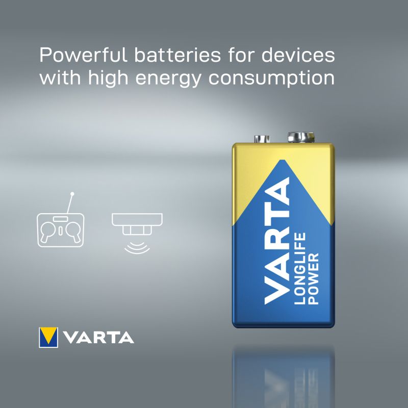 Varta Varta Batterij Longlife Power 6LR61 9V 0568044