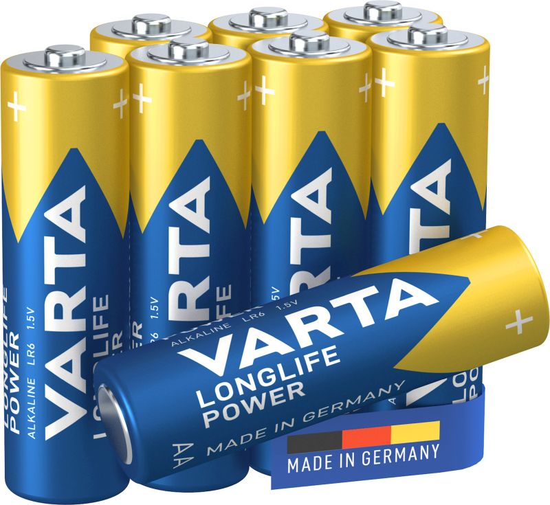 Varta Varta Batterijen Longlife Power LR6/AA 1,5V 8 stuks 0568046