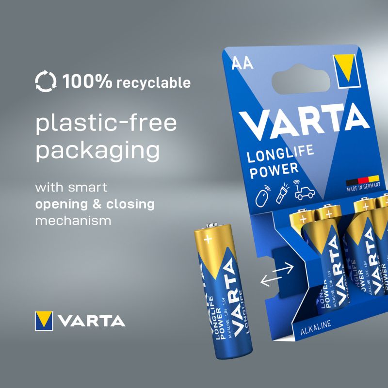 Varta Varta Batterijen Longlife Power LR6/AA 1,5V 8 stuks 0568046