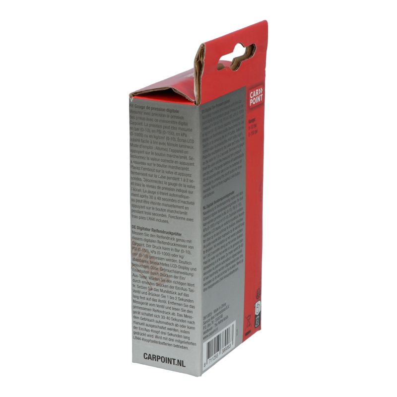 Carpoint Carpoint Digitale Bandenspanningsmeter 0610005