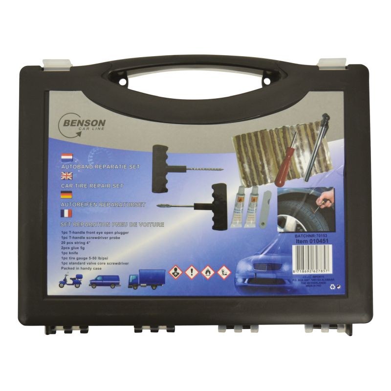 Benson Benson Autobanden reparatie set 27-delig 0623009