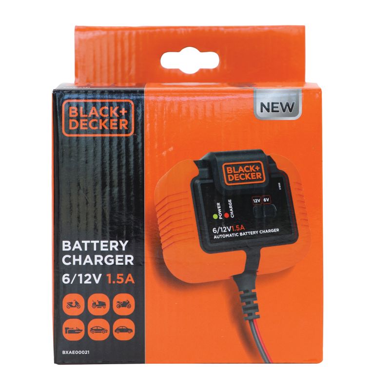 Black&Decker Black & Decker Acculader 6V & 12V 1.5A 0690108