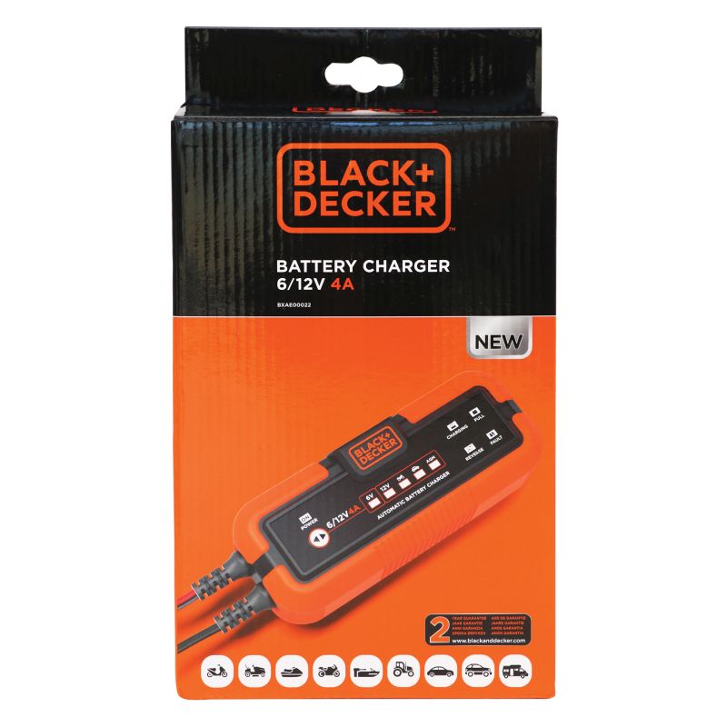 Black&Decker Black & Decker Acculader 6V & 12V 4A 0690109