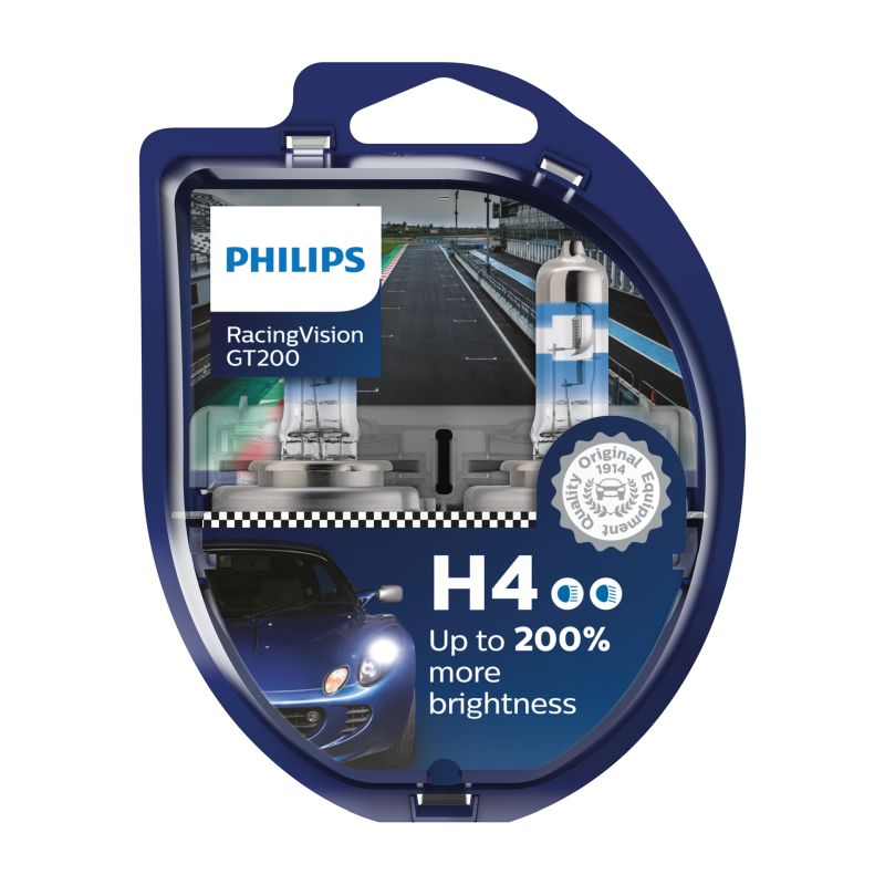 Philips Philips 12342RGTS2 Racing Vision GT200 H4 2 stuks 0730255