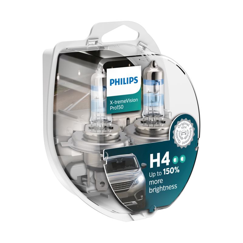 Philips Philips 12342XVPS2 X-treme Vision Pro150 H4 2 stuks 0730269