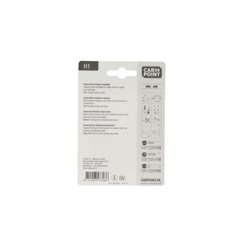 Carpoint Carpoint Superwhite Autolamp H1 12V 55W 0760013