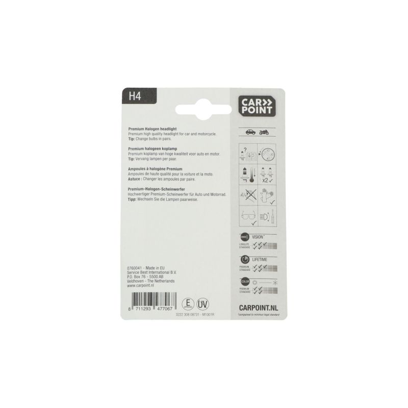 Carpoint Carpoint Premium Autolamp H4 12V 60/55W 0760041