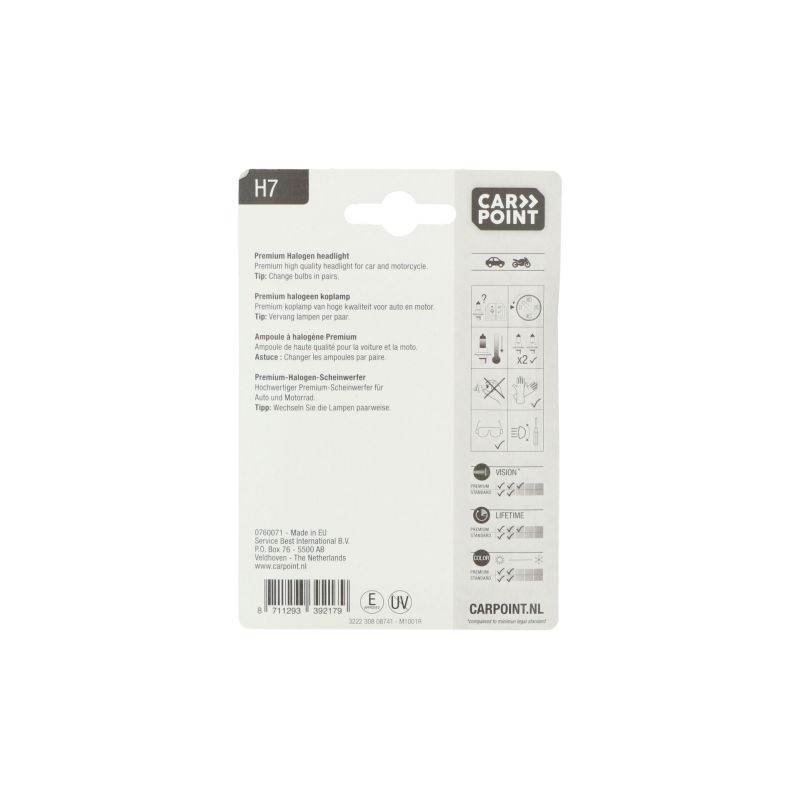 Carpoint Carpoint Premium Autolamp H7 12V 55W 0760071