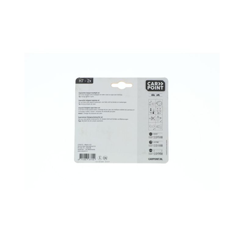 Carpoint Carpoint Superwhite Autolamp H7 12V 55W 2 Stuks 0760074