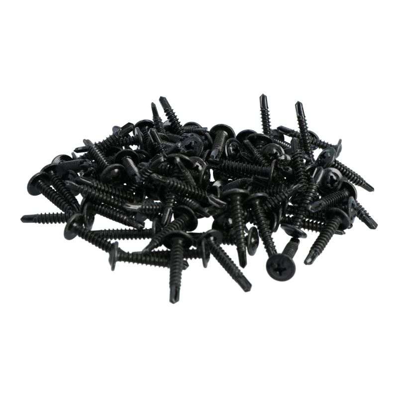 Carpoint Carpoint Schroef Zelftappend Zwart Ø4mm 25mm 100 stuks 0810025