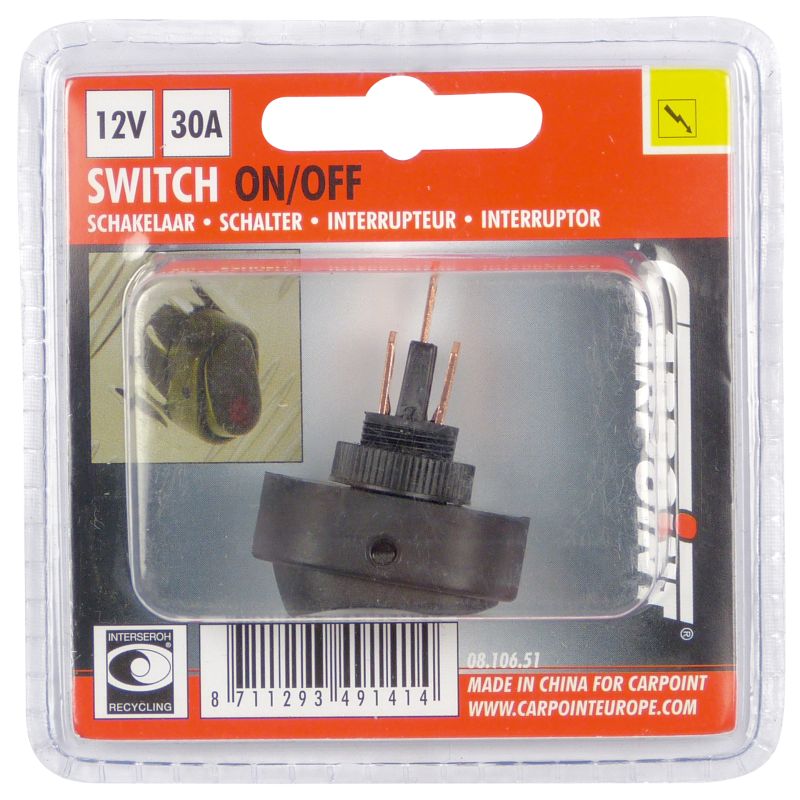 Carpoint Carpoint Schakelaar Aan/uit Rode LED 0810651