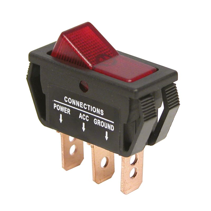 Carpoint Schakelaar On/Off 12V 20A rood 0810682
