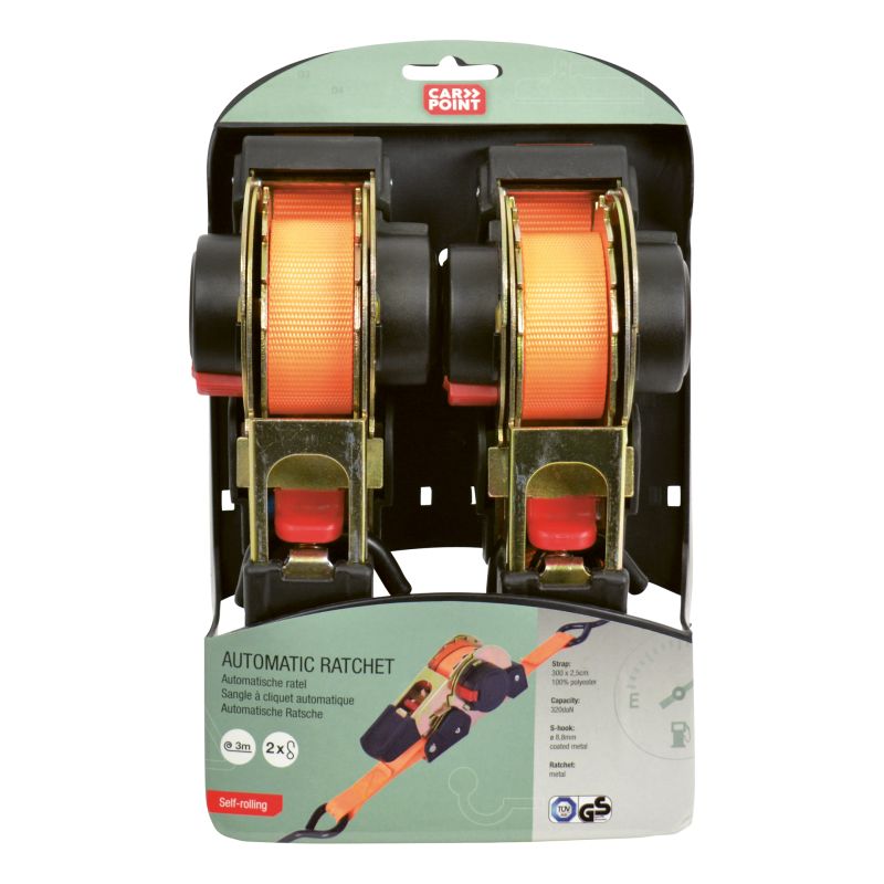 Carpoint Carpoint Spanband Automatisch 3mtr 2 Stuks 0923259