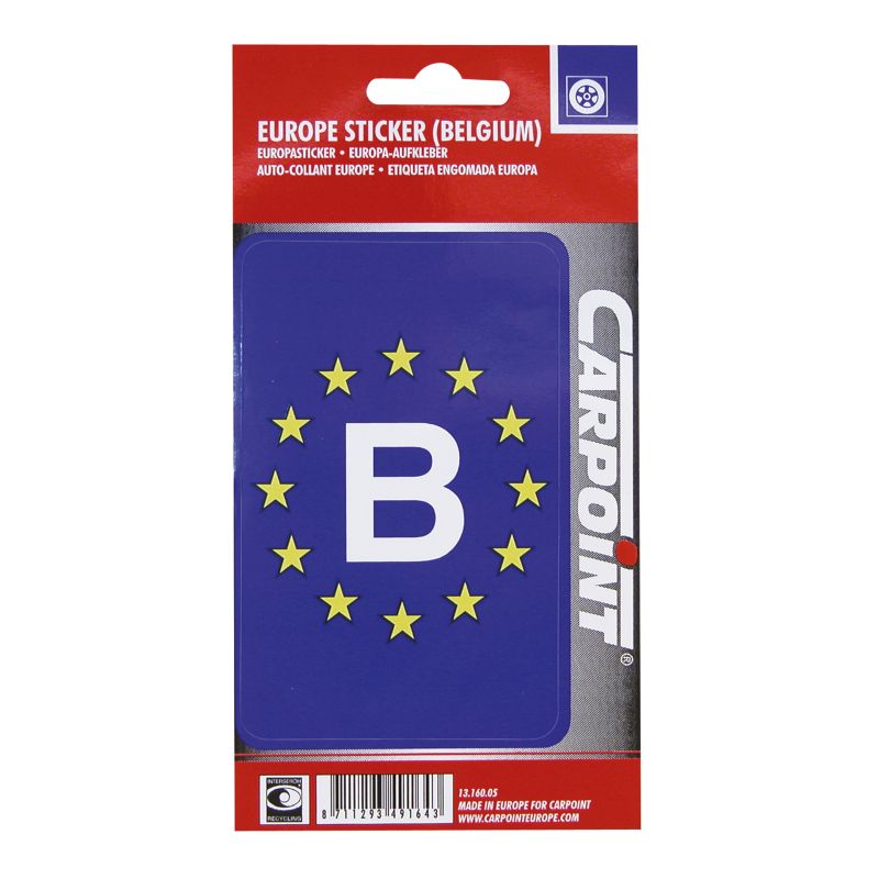Carpoint Carpoint Sticker Europa/België 1316005