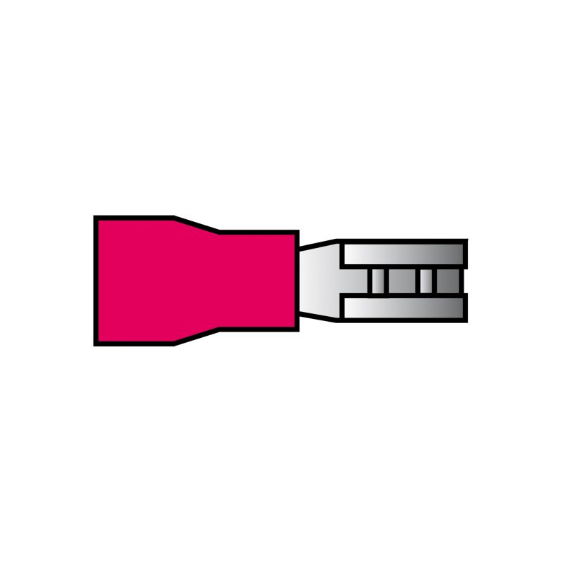 Carpoint Carpoint Vlakstekerhuls 559 Rood 2.8x0.5mm 10 Stuks 1623808
