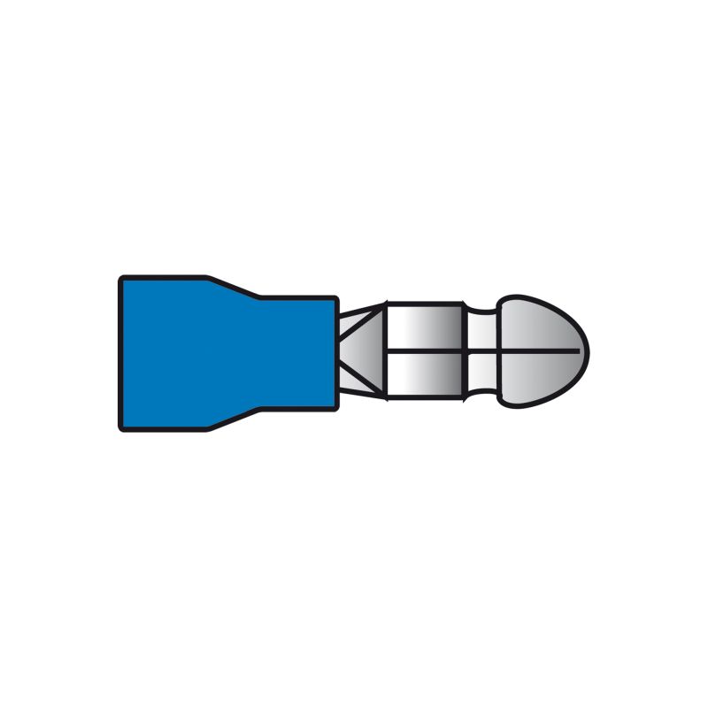Carpoint Carpoint Rondstekker 550 Blauw Ø 5.0mm 10 Stuks 1623821