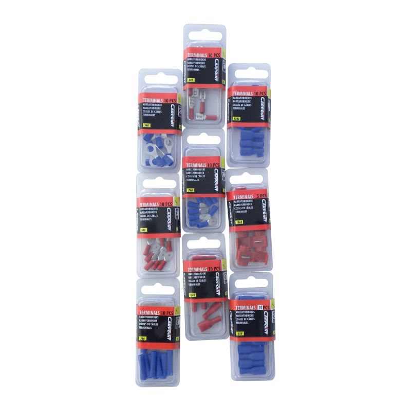 Carpoint Carpoint Stootverbinder 545 Rood Ø 4.1mm Blister 10 Stuks 1624005