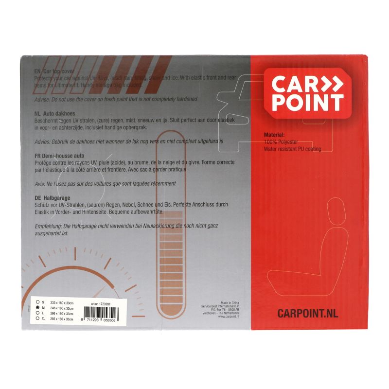 Carpoint Carpoint Dakhoes Polyester M 248x160x33cm 1723281
