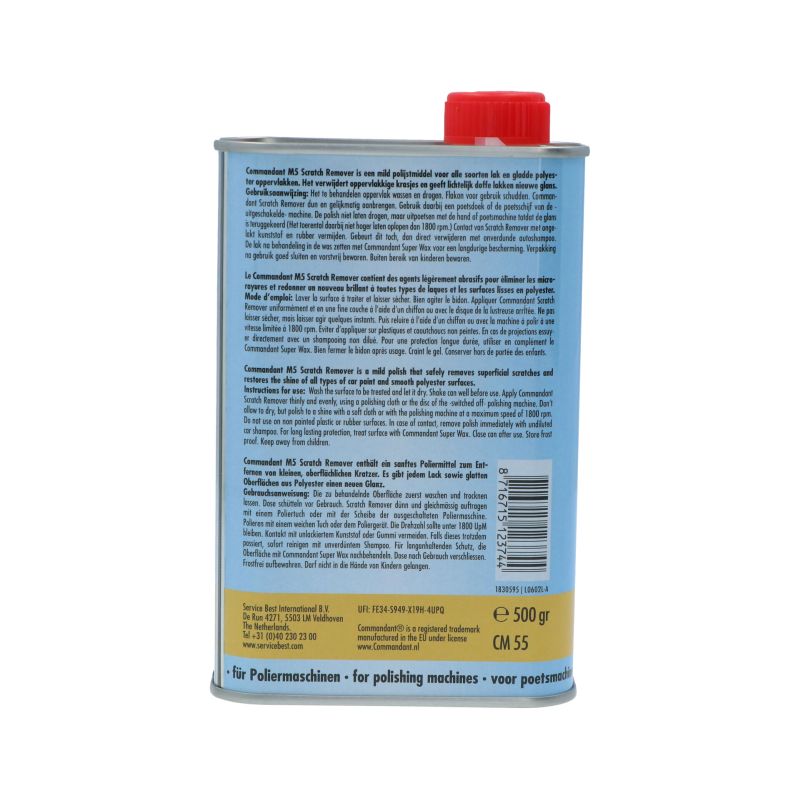 Commandant Commandant Scratch Remover M5 500gr 1830595