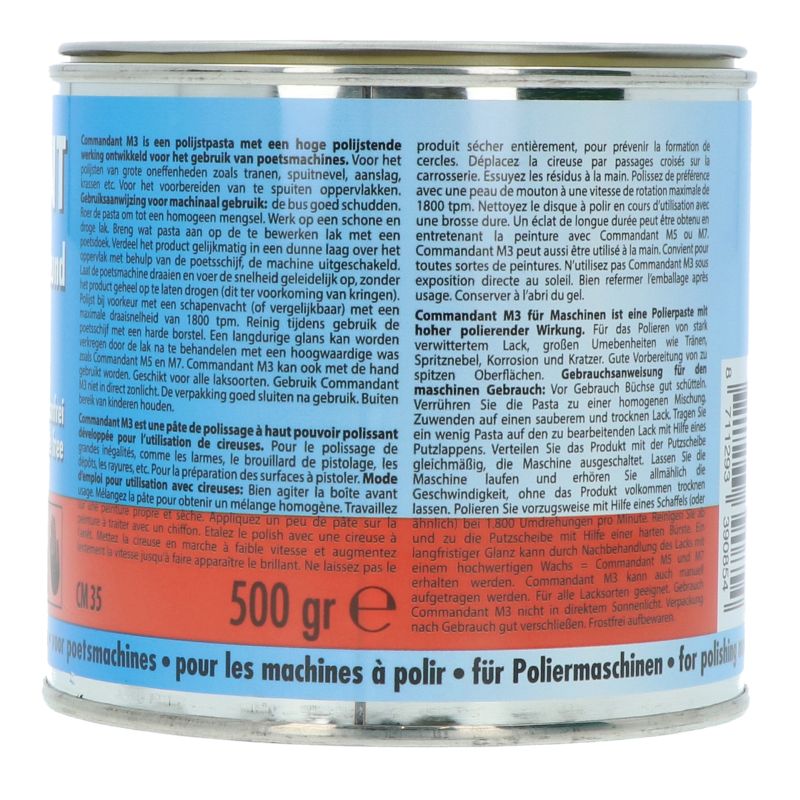 Commandant Commandant Rubbing Compound M3 500gr 1830609