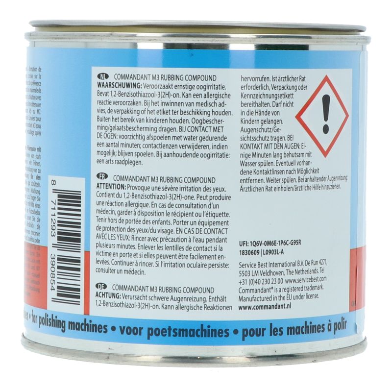 Commandant Commandant Rubbing Compound M3 500gr 1830609