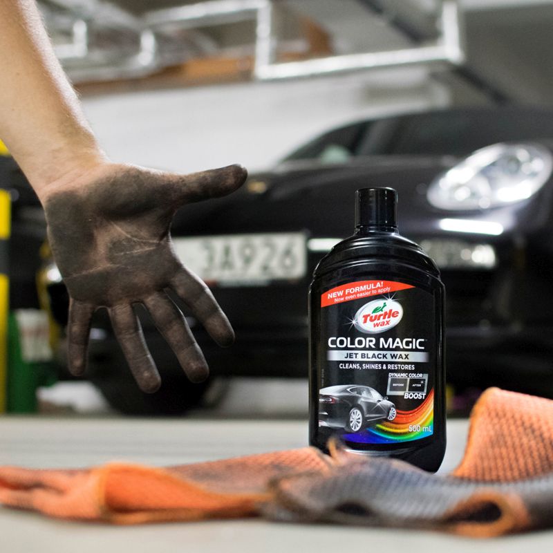 Turtle Wax Turtle Wax 52708 Color Magic Jet Black Wax 500ml 1830846
