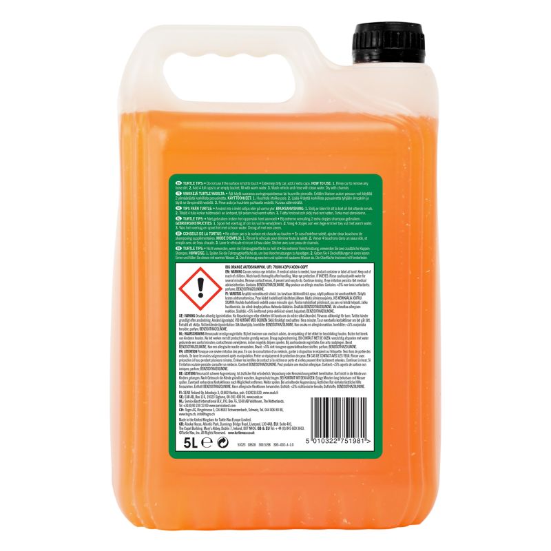 Turtle Wax Turtle Wax 52817 Big Orange Shampoo 5Liter 1830911