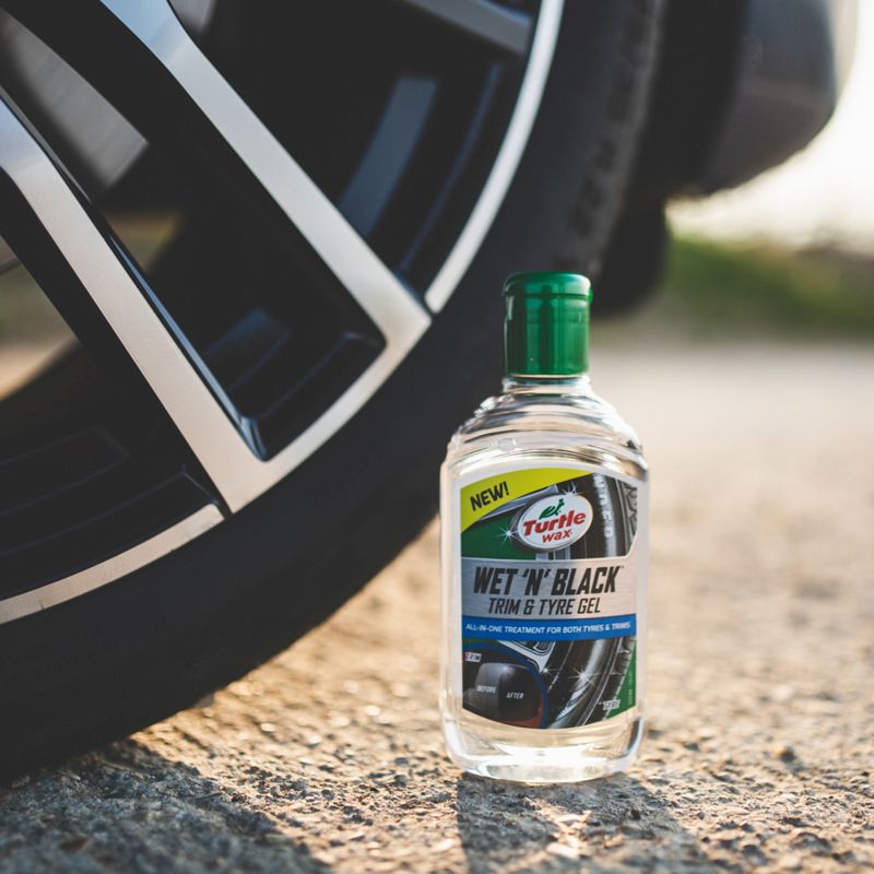 Turtle Wax Turtle Wax 53165 Wet N Black Tyre & Trim gel 300ml 1830923
