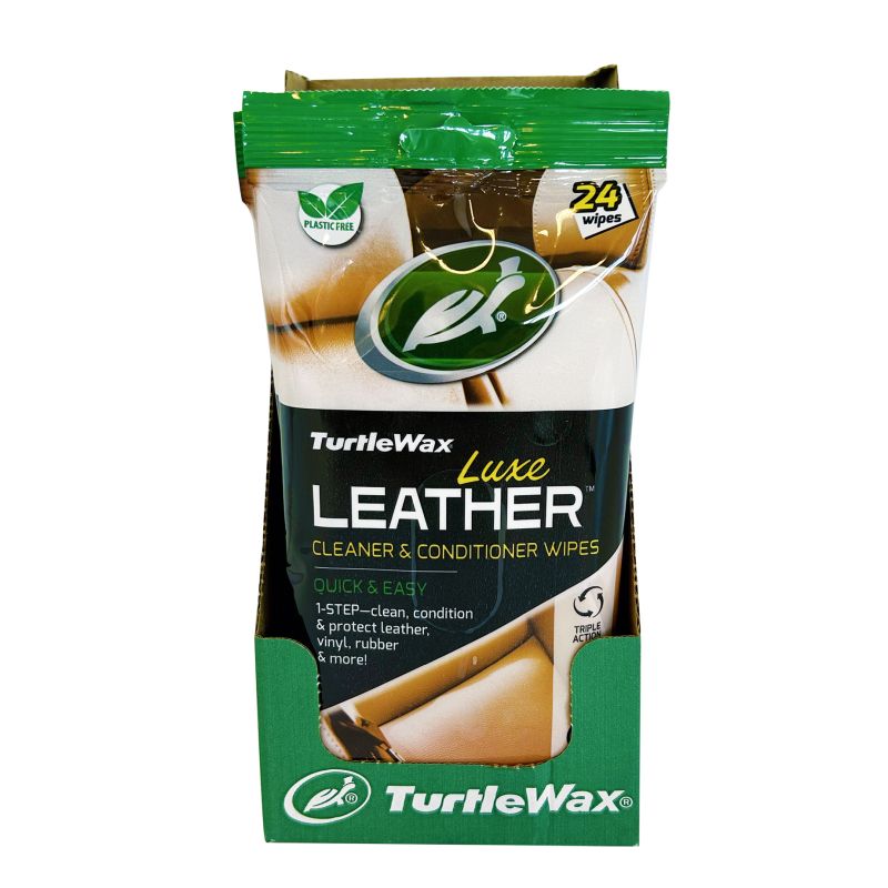 Turtle Wax Turtle Wax 54097 Luxe Leather Cleaner & Conditioner doekjes 24 stuks 1830964