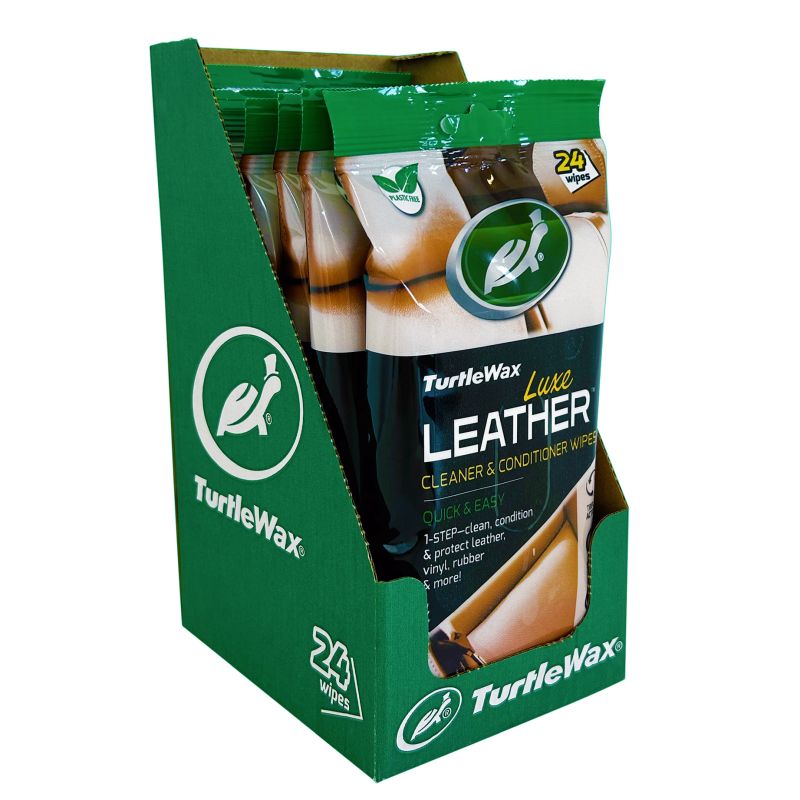 Turtle Wax Turtle Wax 54097 Luxe Leather Cleaner & Conditioner doekjes 24 stuks 1830964