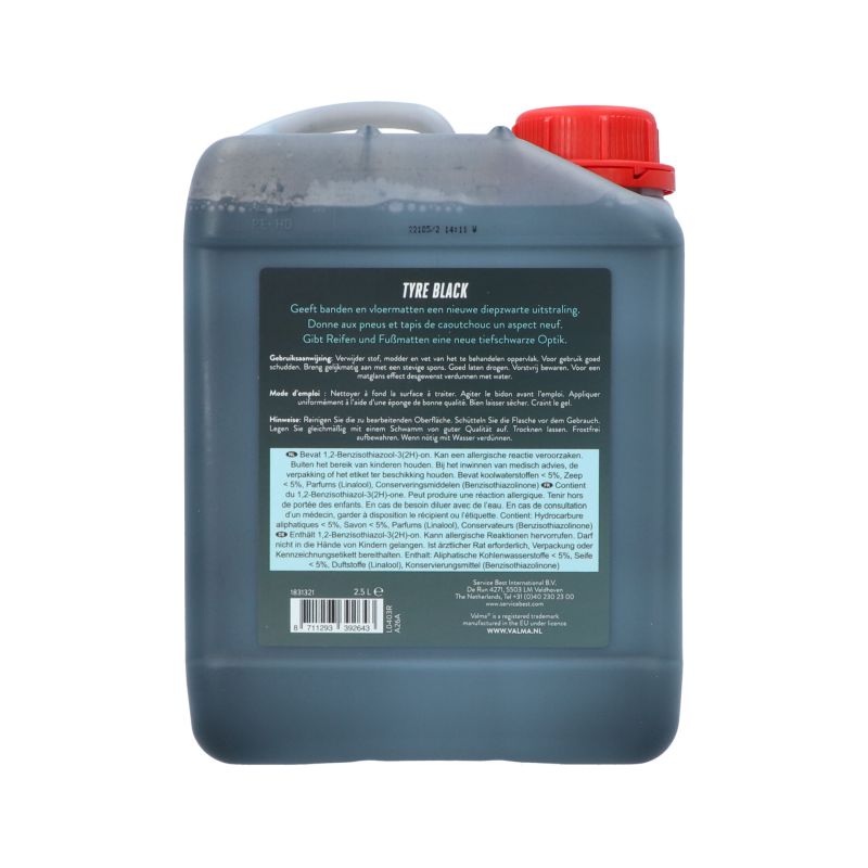 Valma Valma A26A Bandenzwart 2,5Ltr 1831321