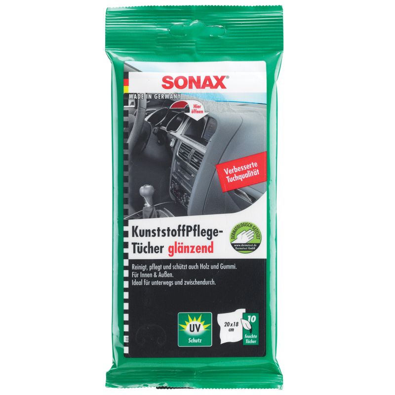 Sonax Sonax 04151000 Kunststofonderhoudsdoeken, 10 stuks 1837871