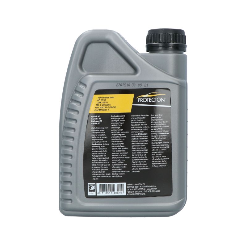 Protecton Protecton Agri Olie 4T SAE-30 1 Liter 1890502