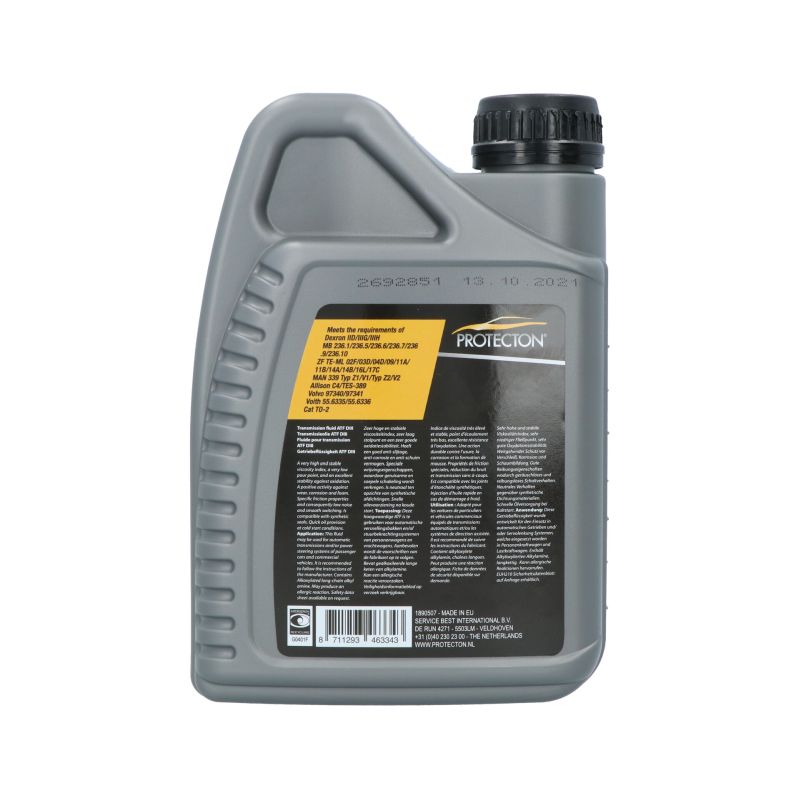 Protecton Protecton Transmissieolie ATF DIII 1Ltr 1890507