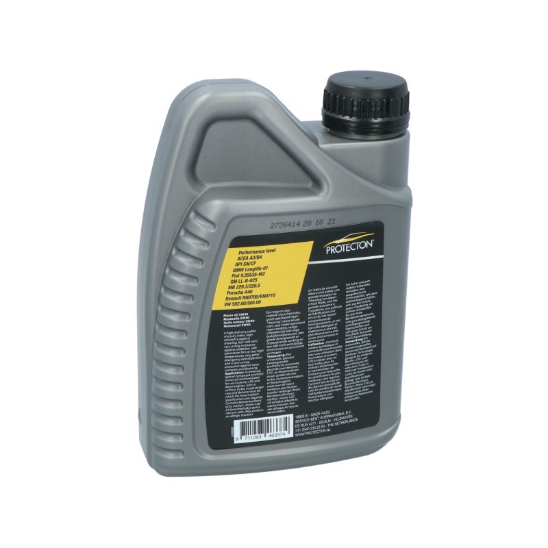 Protecton Protecton Motorolie Synthetisch 5W-40 A3/B4 1 Liter 1890510