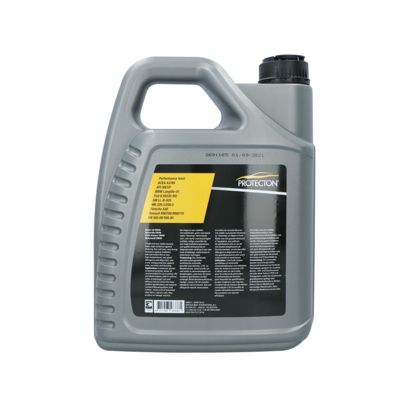 Protecton Protecton Motorolie Synthetisch 5W-40 A3/B4 5 Liter 1890511