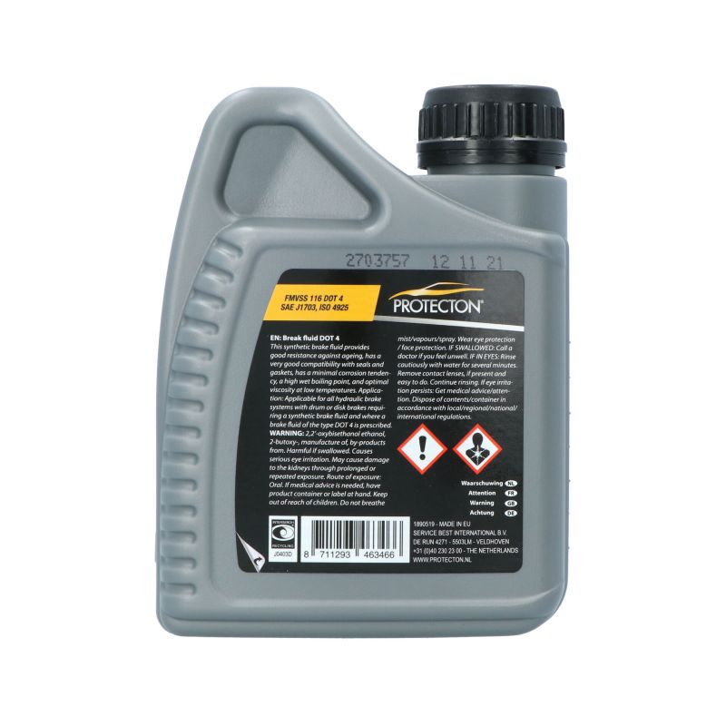 Protecton Protecton Remvloeistof DOT4 500ml 1890519