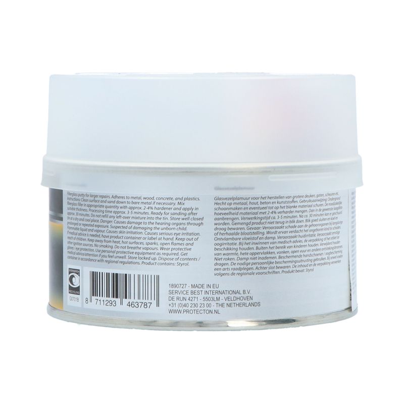Protecton Protecton Glasvezelplamuur 500gr 1890727