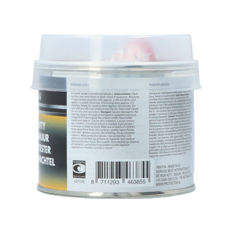 Protecton Protecton Polyesterplamuur 250gr 1890734