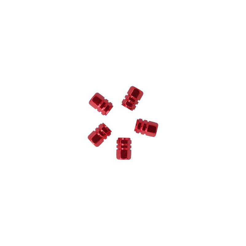 Carpoint Carpoint Ventieldoppen Zuiger Rood 5 Stuks 2216008