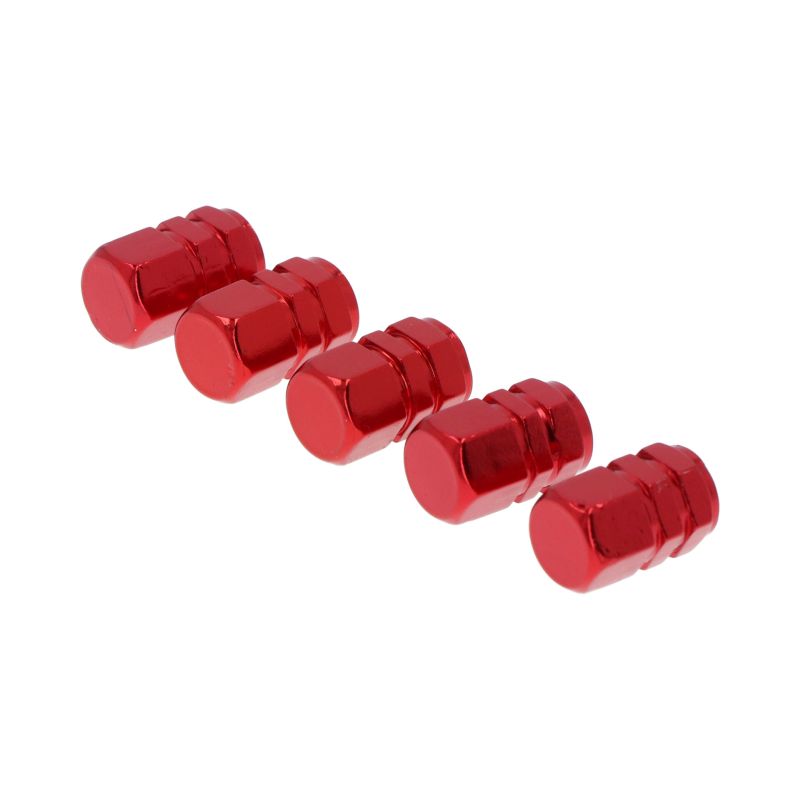 Carpoint Carpoint Ventieldoppen Zuiger Rood 5 Stuks 2216008