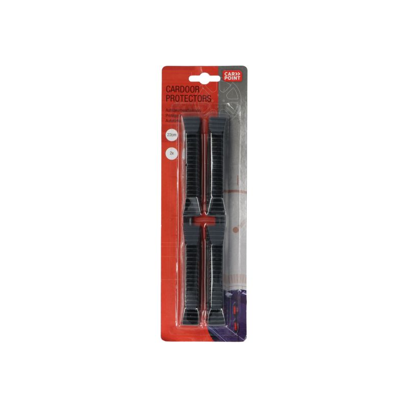 Carpoint Deurstripset 220mm zwart dubbel 2x60cm 2237804
