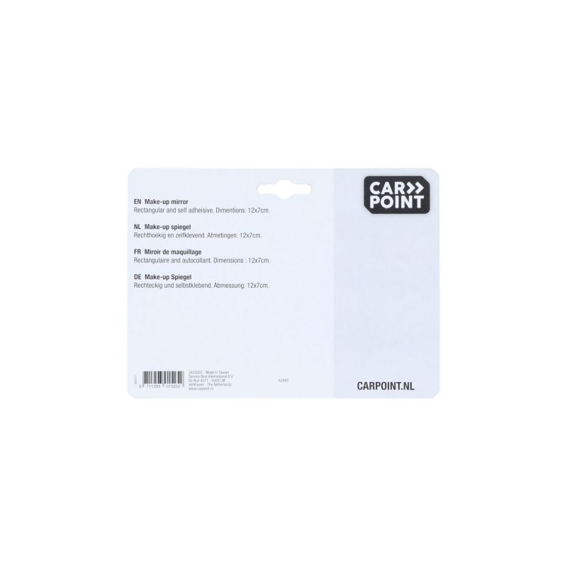 Carpoint Carpoint Spiegel Make-up Rechthoek 2425003