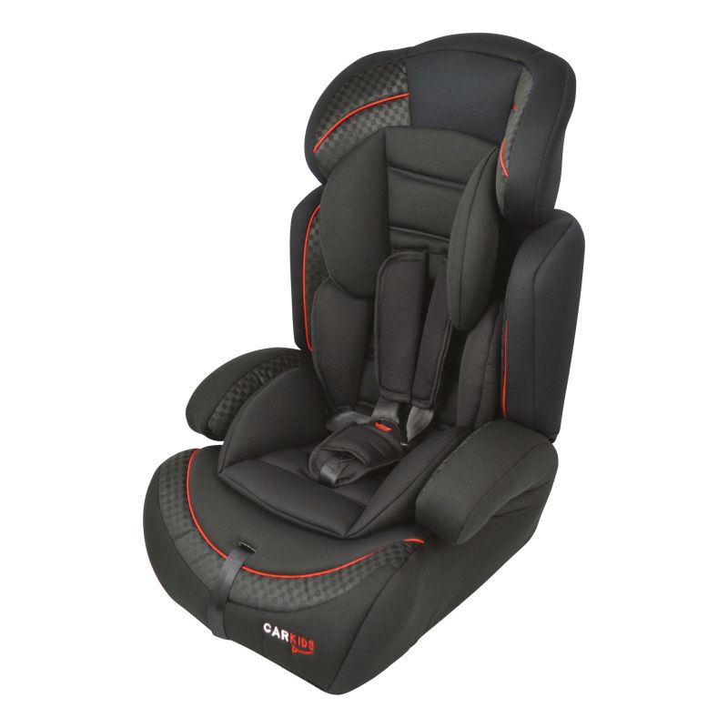 Carkids Carkids Kinderzitje zwart rood groep 1/2/3 4310005