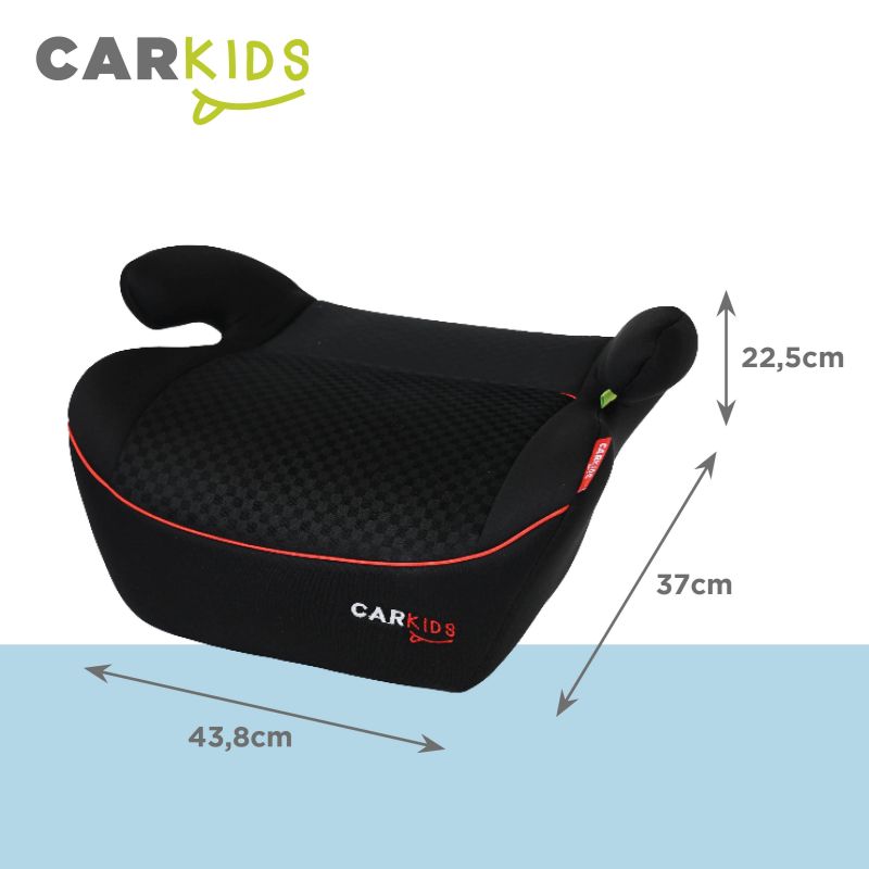 Carkids Carkids I-Size Zitverhoger Alex 125-150cm Zwart/Rood 4310028