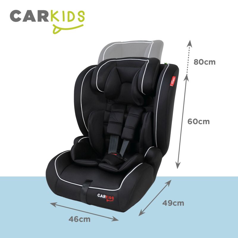Carkids Carkids I-Size Kinderzitje Luca 76-150cm Zwart/Wit 4310032