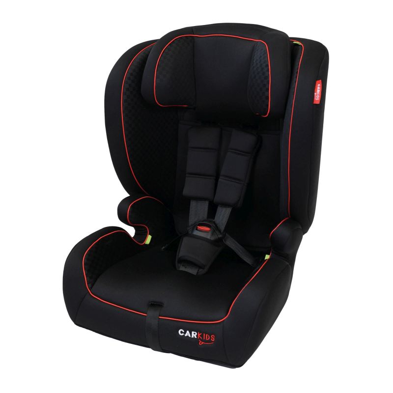 Carkids Carkids I-Size Kinderzitje Jessie 76-150cm Isofix Zwart/Rood 4310035