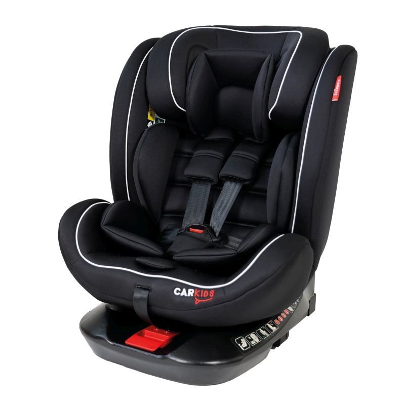 Carkids Carkids I-Size Kinderzitje Darcy 360° Draaibaar 40-150cm Isofix Zwart/Wit 4310036
