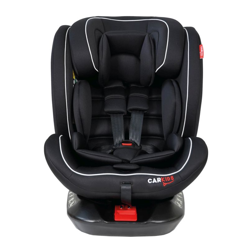 Carkids Carkids I-Size Kinderzitje Darcy 360° Draaibaar 40-150cm Isofix Zwart/Wit 4310036